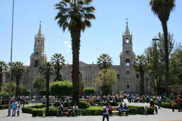 centre historique Plaza de Armas Arequipa